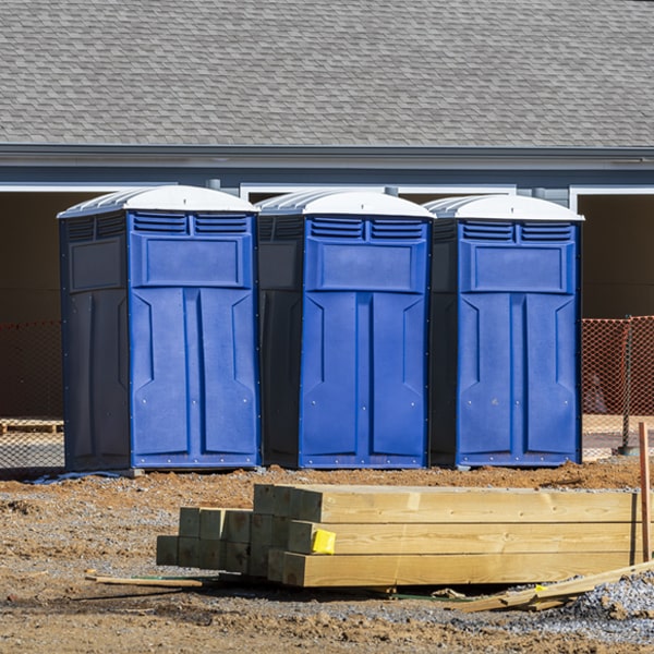 how can i report damages or issues with the porta potties during my rental period in Cusseta